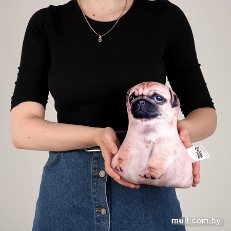 Декоративная подушка Mni Mnu Мопс 9784118