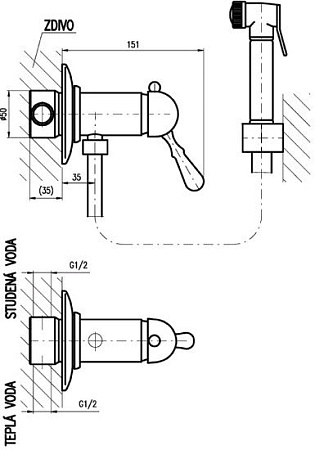 Смеситель Slezak RAV Лабэ