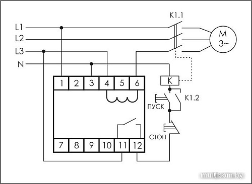 Реле тока Евроавтоматика F&F PR-617-01 EA05.001.002