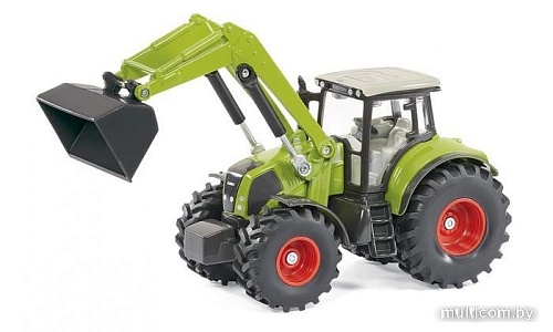 Трактор Siku Claas Axion 850 с погрузчиком и самосвалом 1949
