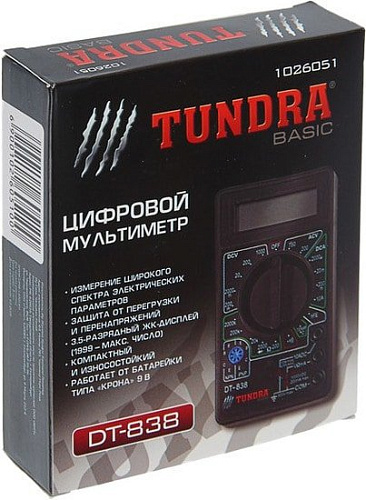Мультиметр Tundra DT-838