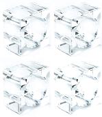 Салфетница Arya Crystal 8680943222718 (4 шт, прозрачный)