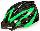 Cпортивный шлем Favorit IN20-L-GN (L, черный/зеленый)