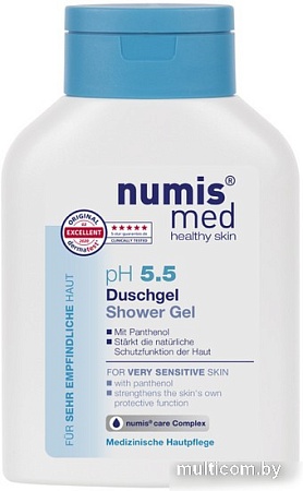 Numis med Гель для душа pH 5.5 для чувствительной кожи с пантенолом 200 мл