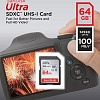 Карта памяти SanDisk Ultra SDXC SDSDUNR-064G-GN6IN 64GB
