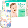 Подгузники Offspring S 3-6 кг Единороги (48 шт)