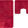 Набор ковриков Maximus Flora 2577 (50x80/40x50, бургуни)