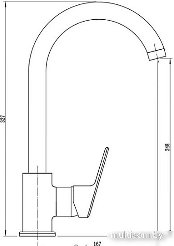 Смеситель Voda Wave WA519