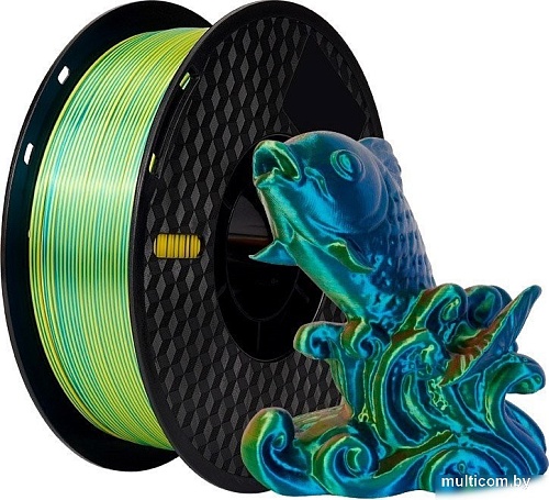 Пластик Kingroon PLA Tri Color Silk 1.75мм NSC019 (1кг, Red/Yellow/Blue)