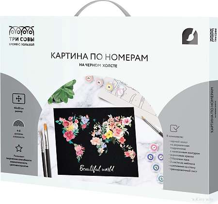 Три совы Мир цветов КХп_48166