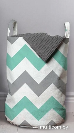 Корзина JoyArty Бледные зигзаги gaba_11612