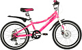 Детский велосипед Novatrack Aliсe 6.D 20 2021 20SH6D.ALICE.PN21 (розовый)