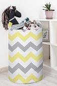 Корзина JoyArty Красочные зигзаги toba_10723_L