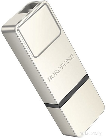 USB Flash Borofone BUD6 128GB (серебристый)