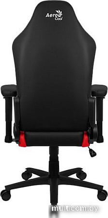 Кресло AeroCool Crown Leatherette (черный/красный)