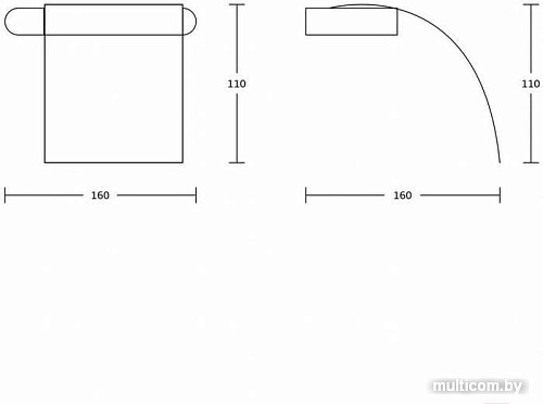 Держатель для туалетной бумаги Gross Aqua Space GA18233