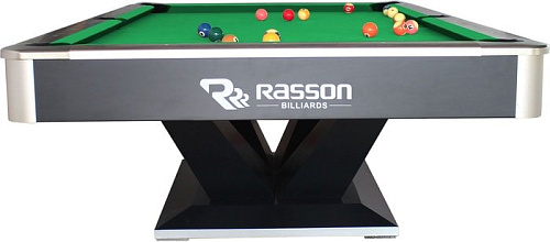 Бильярдный стол Rasson Victory II Plus 8 футов (пул, черный)