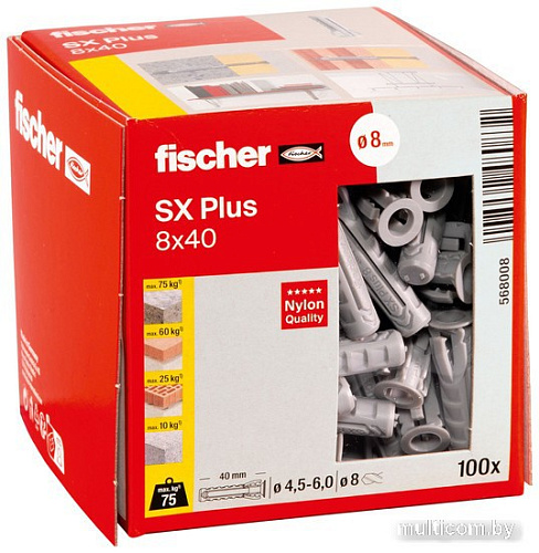 Fischer SX Plus 8X40 568008 (100 шт)