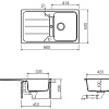 Кухонная мойка TEKA Simpla 45 B-TG S (оникс)
