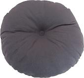 Декоративная подушка Sled Круглая 40x40x10 (графит)