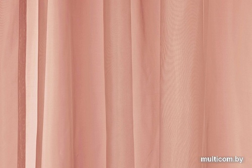 Комплект гардин Delfa Voile СТШ/Д-050 Voile/008 2x2.7 м (розовая орхидея, 2 шт)