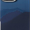 Чехол для телефона Pitaka StarPeak Tactile Woven для iPhone 16 Pro (темно-синий)