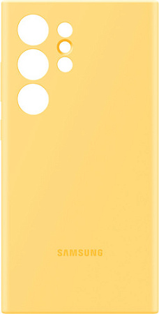 Чехол для телефона Samsung Silicone Case S24 Ultra (желтый)
