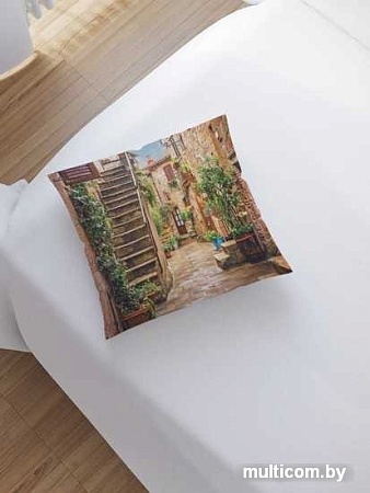 Чехол на подушку JoyArty Цветочные улицы sl_14597