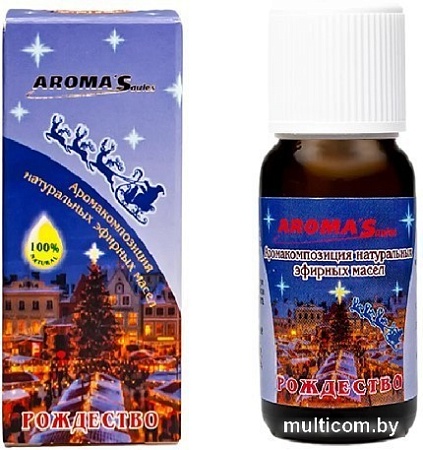 Saules Sapnis Эфирное масло Аромакомпозиция Рождество 10 мл