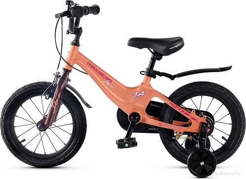 Детский велосипед Maxiscoo Jazz Стандарт Плюс 14 2025 MSC-J1441 (пудра, разобранный)