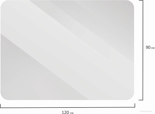 Коврик защитный Brabix 90x120 см 608711 (глянец)