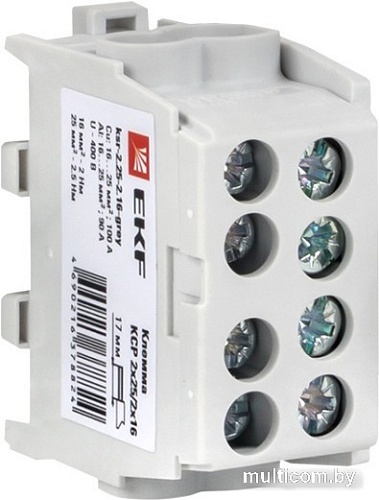 Клемма EKF PROxima KSR-2.25-2.16-Grey