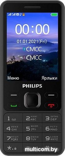 Мобильный телефон Philips Xenium E185 (черный)