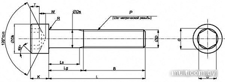 Набор винтов ЕКТ CV012172M (10 шт)