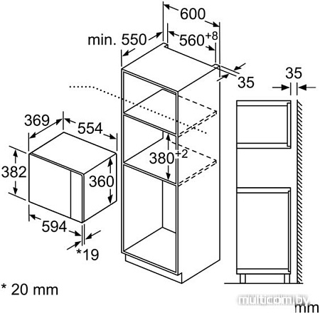 Микроволновая печь Bosch BFL554MB0