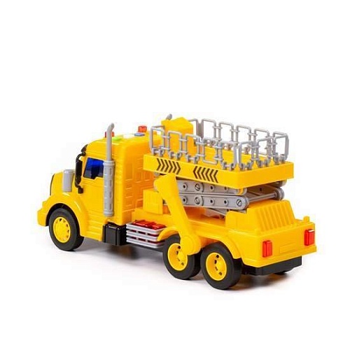 Автомобиль с подъемником Полесье Профи 89786 (желтый)