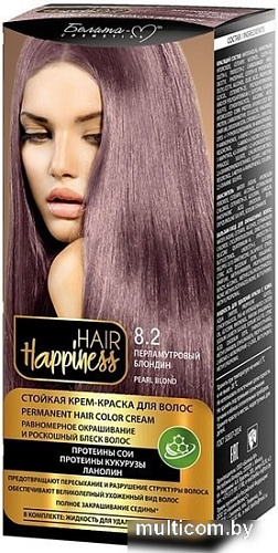 Белита-М Hair Happiness Стойкая 8.2 перламутровый блондин
