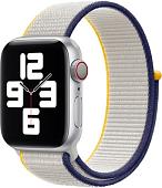 Ремешок Apple из плетеного нейлона 40 мм (бледно-серый) MJFR3