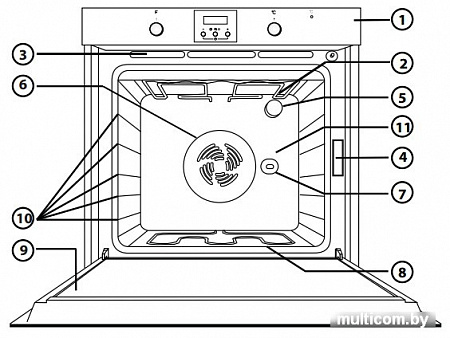 Духовой шкаф Whirlpool AKP 786 NB