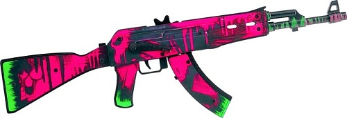 Модель автомата VozWooden Active АК-47 Неоновая Революция 2004-0104