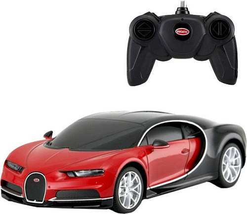 Автомодель Rastar Bugatti Chiron 76100R (красный)