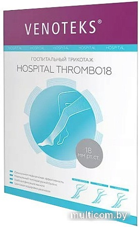 Чулки компрессионные Venoteks 1А212 1 кл.к. со вставкой (M, белый)