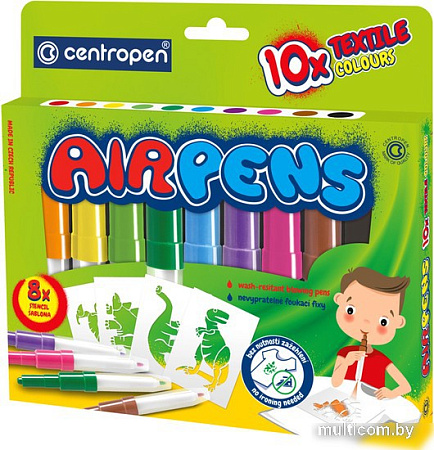 Фломастеры Centropen AirPens Textile 6 1539 1001