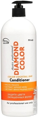 Кондиционер Frezy Grand Diamond Color для окрашенных волос с экстрактом черной икры 1 л