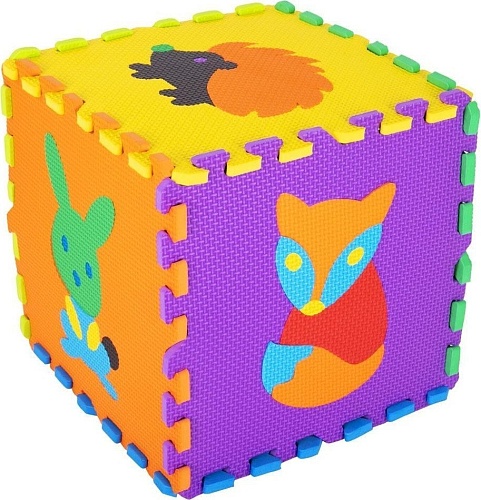 Коврик-пазл Юнландия Зверушки 664666