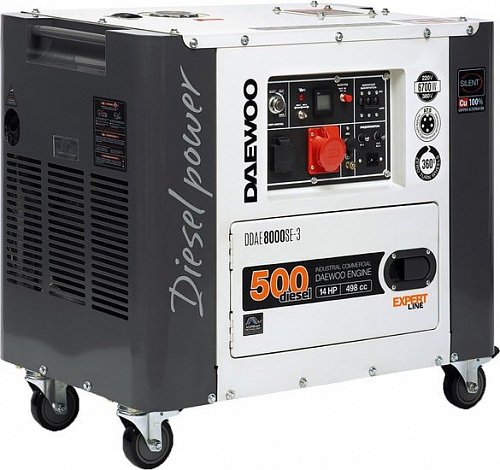 Дизельный генератор Daewoo Power DDAE 8000SE-3