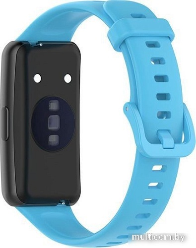 Ремешок Rumi силиконовый для Huawei Band 7 (голубой)