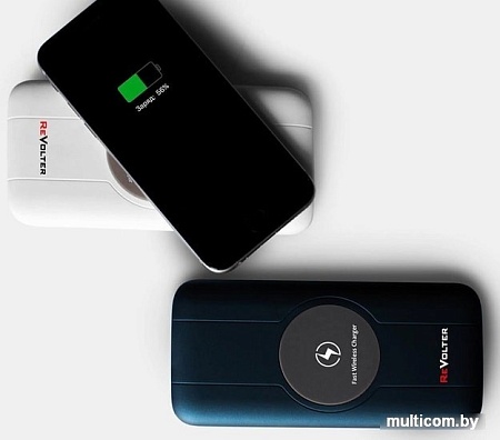 Портативное зарядное устройство Revolter QI 10000 мАч (белый)