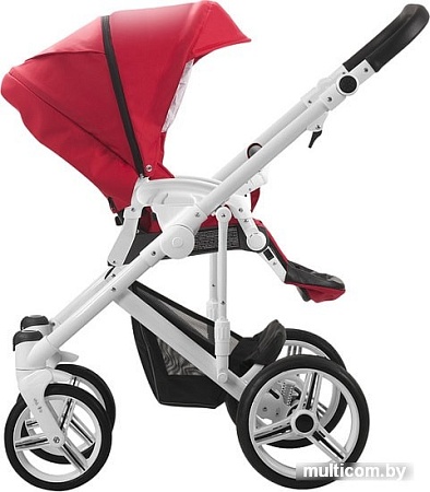 Универсальная коляска BEBETTO Magnum 2018 (2 в 1, 383, белая рама)