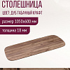 Столешница Millwood Закругленная 105x60x1.8 (дуб табачный Craft)